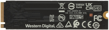 Накопитель SSD WD PCIe 4.0 x4 2TB WDS200T3X0E