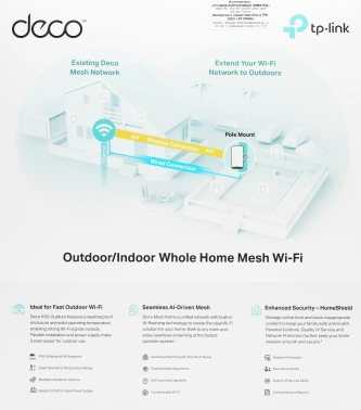 Бесшовный Mesh роутер TP-Link Deco X50-Outdoor(1-pack)