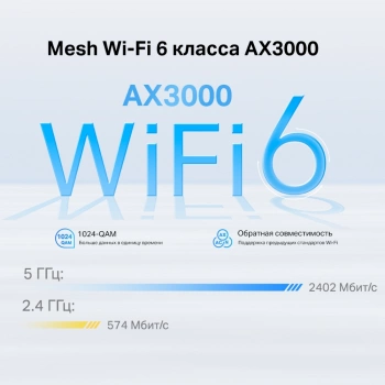 Бесшовный Mesh роутер TP-Link Deco X50-4G(1-pack)