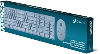 Клавиатура + мышь Оклик S265W