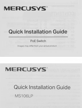 Коммутатор Mercusys  MS106LP