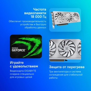 Видеокарта Gigabyte PCI-E 4.0  GV-N4060AERO OC-8GD