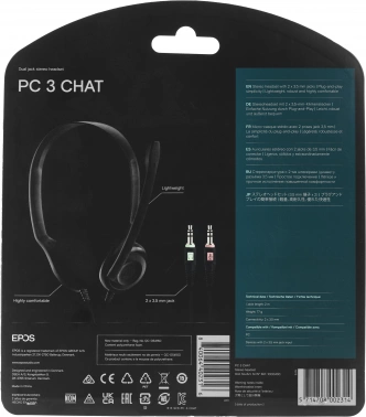 Наушники с микрофоном Epos Sennheiser PC 3 Chat