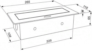 Сетевой разветвитель Premier PX/BL-HOR-2R-2USB-BLK