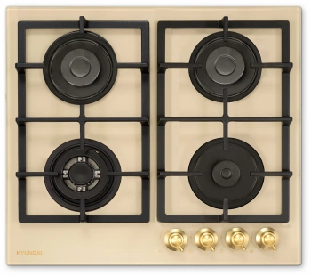 Газовая варочная поверхность Hyundai HHG 6434 BE