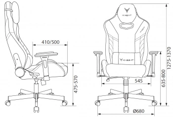 Кресло игровое Knight  Thunder 5X
