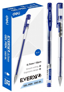 Ручка гелев. Deli EveryU EG82-BL