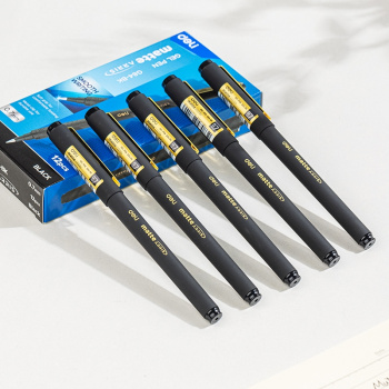 Ручка гелев. Deli Arris Matte EG84-BK