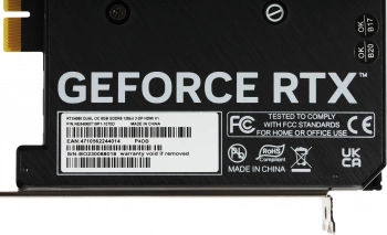 Видеокарта Palit PCI-E 4.0  PA-RTX4060 DUAL OC