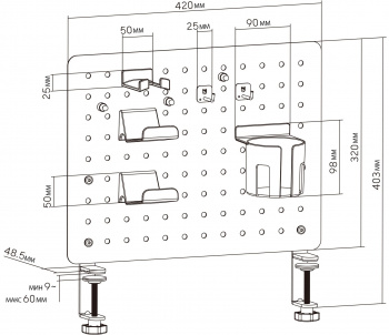 Органайзер Cactus  CS-GMPB-RD