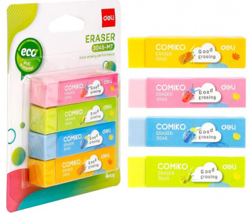 Набор ластиков Deli E3045-MT