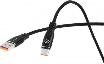 Кабель Digma DG-USBA-С-1M-27W USB (m)-USB Type-C (m) 1м черный