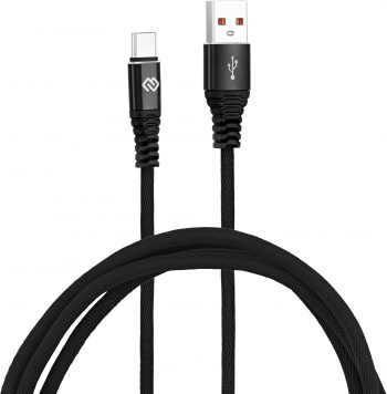 Кабель Digma DG-USBA-С-2M-27W USB (m)-USB Type-C (m) 2м черный