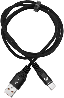 Кабель Digma DG-USBA-С-2M-27W USB (m)-USB Type-C (m) 2м черный