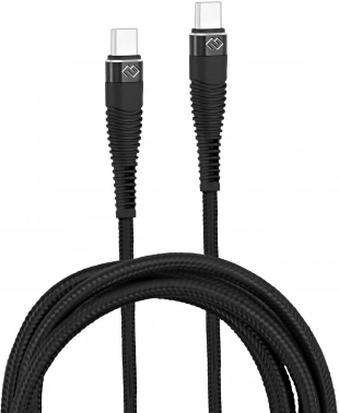 Кабель Digma DG-USBС-C-1M-100W USB Type-C (m)-USB Type-C (m) 1м черный