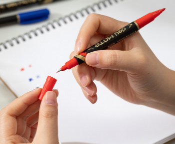 Набор маркеров перманентных Deli  EU201-MT