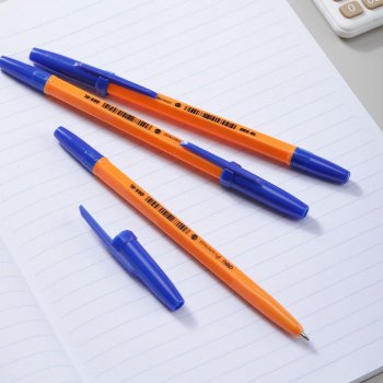 Набор ручек шариков. Deli Classic EQ6S-MT-BL