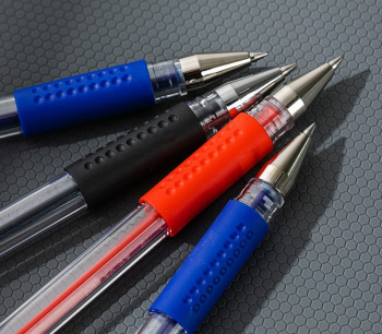 Набор ручек гелев. Deli Daily E6600S-MT-BL