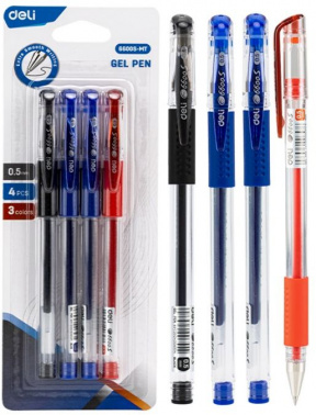 Набор ручек гелев. Deli Daily E6600S-MT
