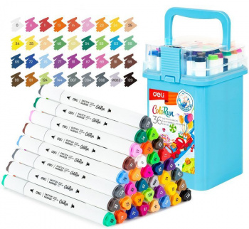 Набор маркеров для скетчинга Deli  EC187-36