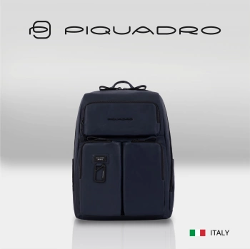 Рюкзак Piquadro Harper CA3349AP/BLU синий кожа