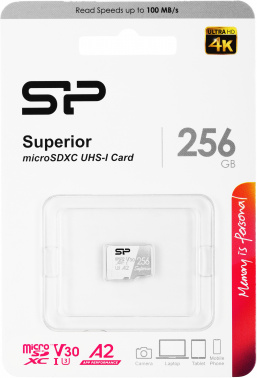 Флеш карта microSDXC 256GB Silicon Power  SP256GBSTXDA2V20