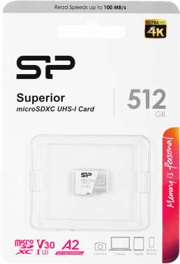Флеш карта microSDXC 512GB Silicon Power  SP512GBSTXDA2V20