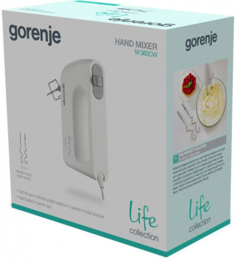 Миксер ручной Gorenje M360CW