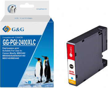Картридж струйный G&G GG-PGI-2400XLC