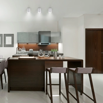 Светильник Gauss Overhead потолоч. 12Вт 4100K цв.св.:белый нейтральный белый (HD011)