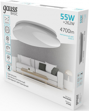 Светильник Gauss Basic  Space Stone