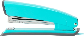 Степлер Kw-Trio 055C4BLUE 24/6 26/6 (20листов) встроенный антистеплер голубой 100скоб металл/пластик закрытый/открытый/прямой коробка