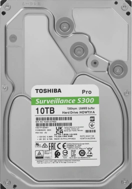Жесткий диск Toshiba SATA-III 10TB  HDWT31AUZSVA