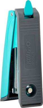 Степлер Kw-Trio 05263BLUE N10 (10листов) встроенный антистеплер голубой 50скоб металл/пластик закрытый/прямой коробка