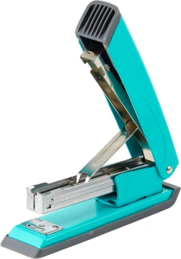 Степлер Kw-Trio 05263BLUE N10 (10листов) встроенный антистеплер голубой 50скоб металл/пластик закрытый/прямой коробка