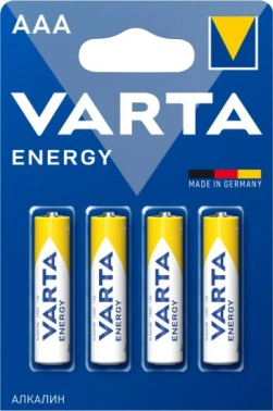 Батарея Varta Energy LR03 BL4 Alkaline