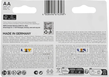 Батарея Varta Energy LR6 BL10 Alkaline