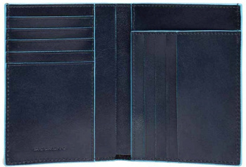 Кошелек мужской Piquadro Blue Square PU1393B2R/BLU2 темно-синий натур.кожа