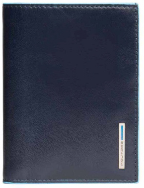Кошелек мужской Piquadro Blue Square PU1393B2R/BLU2 темно-синий натур.кожа