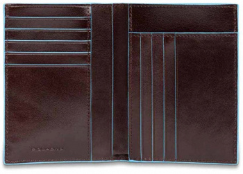 Кошелек мужской Piquadro Blue Square PU1393B2R/MO красное дерево натур.кожа