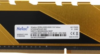 Память DDR4 8GB 3200MHz Netac  NTSDD4P32SP-08Y