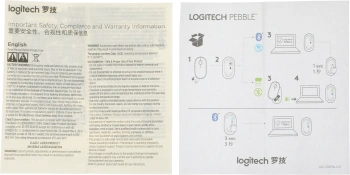 Мышь Logitech Pebble M350