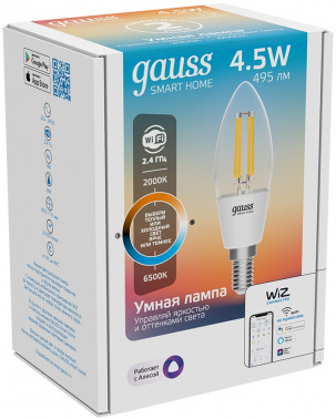 Умная лампа Gauss Smart Home C35