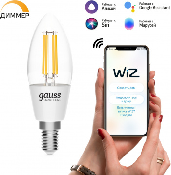 Умная лампа Gauss Smart Home C35