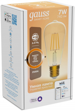 Умная лампа Gauss Smart Home ST64