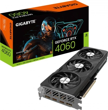 Видеокарта Gigabyte PCI-E 4.0  GV-N4060GAMING OC-8GD