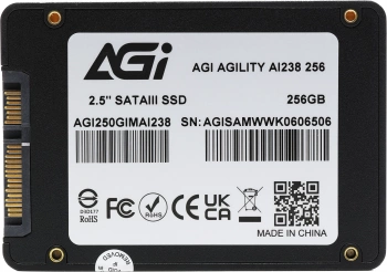 Накопитель SSD AGi SATA-III 256GB AGI250GIMAI238