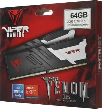 Память DDR5 2x32GB 6000MHz Patriot  PVV564G600C36K
