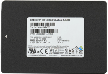 Накопитель SSD Samsung SATA-III 960GB MZ7KH960HAJR-00005