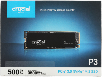 Накопитель SSD Crucial PCIe 3.0 x4 500GB CT500P3SSD8